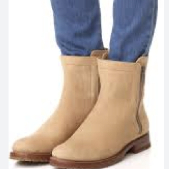 Frye Natalie Double Zip Leather Bootie - Size 7.5 - Picture 1 of 16